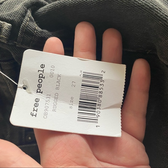 NWT We The Free • Chewed Up Midrise Straight in Rugged Black - Picture 12 of 13